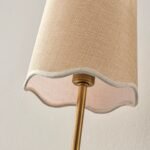 Brass & Raffia Wall Sconce - Image 9