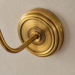 Brass & Raffia Wall Sconce - Image 7