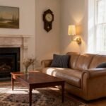 Brass & Raffia Wall Sconce - Image 5