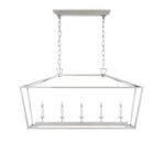 Minimalist Vintage Iron Pendant Light | Rectangular Chandelier for Dining Room & Living Room - Image 12