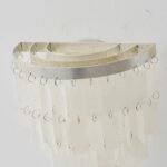 Natural Shell Tiered Wall Sconce | Coastal Vintage Wall Light for Bathroom & Bedroom - Image 16