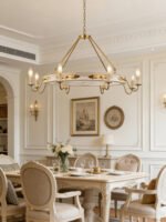 Timeless Americana Wooden Chandelier - Rustic Elegance for Your Home - Image 7