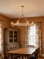 Timeless Americana Wooden Chandelier - Rustic Elegance for Your Home - Image 6