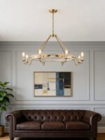 Timeless Americana Wooden Chandelier - Rustic Elegance for Your Home - Image 4