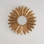 Vintage Sunburst Solid Wood Ceiling Light – 55cm - Image 9