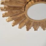 Vintage Sunburst Solid Wood Ceiling Light – 55cm - Image 14