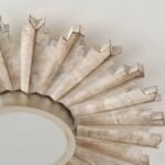 Vintage Sunburst Solid Wood Ceiling Light – 55cm - Image 13