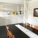 French Country Iron Chandelier | Black/White Wrought Iron Pendant Light (40-109cm) - Image 8