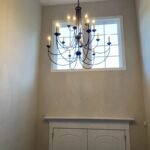 French Country Iron Chandelier | Black/White Wrought Iron Pendant Light (40-109cm) - Image 4