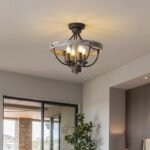 Rustic Farmhouse Semi-Flush Mount & Pendant Light - Image 10