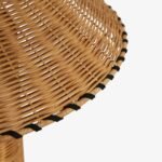 Rattan Table Lamp | American Retro & French Mid-Century Modern Bedside Lamp for Bedroom & Living Room - Image 9