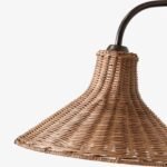 Rattan Wall Sconce | American Retro & French Mid-Century Wall Lamp for Bedroom & Villa - Image 7