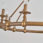 American Rustic Circular Chandelier | 5-Color French Style Pendant Light for Living Room & Dining Room - Image 20