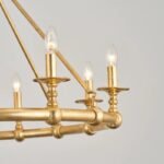 American Rustic Circular Chandelier | 5-Color French Style Pendant Light for Living Room & Dining Room - Image 23