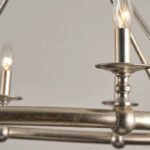 American Rustic Circular Chandelier | 5-Color French Style Pendant Light for Living Room & Dining Room - Image 24