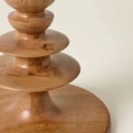 Handcrafted Wooden Table Lamp: Timeless American Vintage for Modern Spaces - Image 9