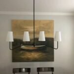 Elegant Minimalist Chandelier: Timeless American & French Vintage Charm - Image 5