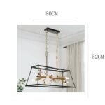 Luxury Linear Chandelier: Elevate Your Dining & Kitchen Space with Timeless Elegance - Image 9