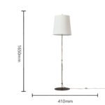 American Minimalist Designer Metal Floor Lamp, Modern Luxury Fabric Shade Standing Lamp for Living Room, Bedroom - Image 8