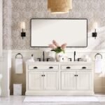 Boho Rattan Flush Mount Ceiling Light, 2-Tier Raffia Woven Ceiling Lamp for Bedroom, Entryway, Mid-Century - Image 2