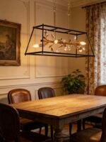 Luxury Linear Chandelier: Elevate Your Dining & Kitchen Space with Timeless Elegance - Image 8