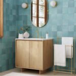 Mid-Century Modern Globe Wall Sconce, Brass Frosted Glass Wall Lamp for Bathroom, Bedroom, Living Room - Image 3