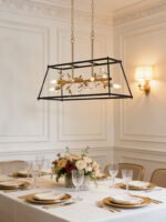 Luxury Linear Chandelier: Elevate Your Dining & Kitchen Space with Timeless Elegance - Image 4