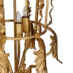 French Vintage Gothic Chandelier, Luxury Gold Leaf Pendant Light for Villa, B&B, Cafe, Restaurant, Living Room & Dining Room - Image 6