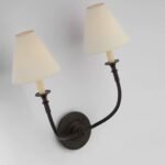 American Minimalist Double Head Wall Sconce, Designer Luxury Minimalist Decor Wall Light for Villa, B&B, Staircase, Corridor & Living Room - Image 7