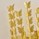 American Retro Gold Butterfly Wall Sconce, Vintage Art Deco Wall Lamp for Living Room, Bedroom, Dining Room - Image 4